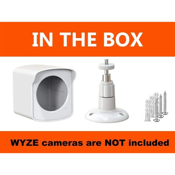 Wall Mount for Wyze Camera Outdoor Indoor 360 Degree Adjustable - Picture 3 of 4